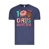 Vintage Denim 100 days sweeter Vintage Tee - MaliasSmallBusiness
