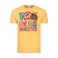 Vintage Mustard 100 days sweeter Vintage Tee - MaliasSmallBusiness