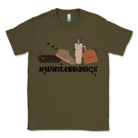 Army Green winter basics stanley Classic Tee - MaliasSmallBusiness