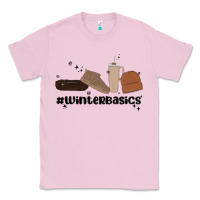 Bubblegum Pink winter basics stanley Classic Tee - MaliasSmallBusiness