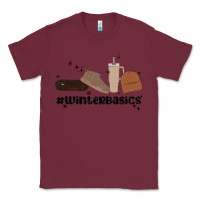 Burgundy winter basics stanley Classic Tee - MaliasSmallBusiness