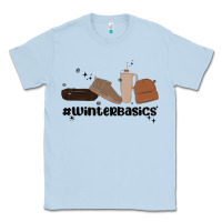 Dusty Blue winter basics stanley Classic Tee - MaliasSmallBusiness