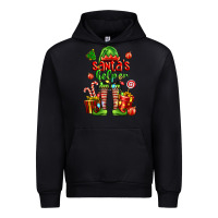 Black santa s helper Urban Hoodie - FaDigitalArtStudio