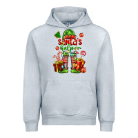 Heather Grey santa s helper Urban Hoodie - FaDigitalArtStudio