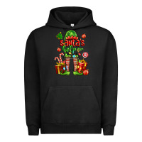 Pigment Black santa s helper Urban Hoodie - FaDigitalArtStudio
