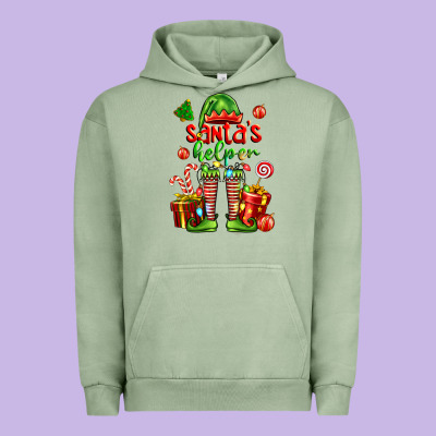 Santa S Helper Urban Hoodie Designed By Fadigitalartstudio