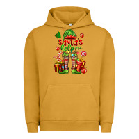 Pigment Peanut Butter santa s helper Urban Hoodie - FaDigitalArtStudio