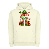 Pigment Pistachio santa s helper Urban Hoodie - FaDigitalArtStudio