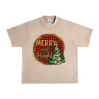 French Oak merry and bright christmas tree Urban Heavy Tee - AdoDesignShop