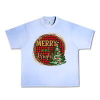 Merry And Bright Christmas Tree Urban Heavy Tee | Teevron