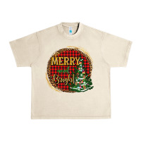 Sandshell merry and bright christmas tree Urban Heavy Tee - AdoDesignShop