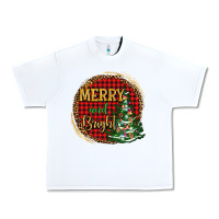 White merry and bright christmas tree Urban Heavy Tee - AdoDesignShop