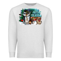 Oatmeal Heather its freezin season Premium Sweatshirt - CowGirlArtShop