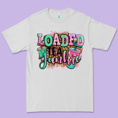 Loaded Tea Junkie Premium Tee Designed By Jasminsmagicworld