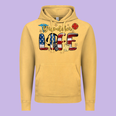 Dispatcher Life Vintage Hoodie Designed By Maliassmallbusiness
