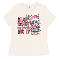 Bone dear santa my brother did it Ladies Tee - AdoDesignShop