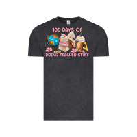 Vintage Black 100 days of doing teacher stuff Vintage Tee - MaliasSmallBusiness