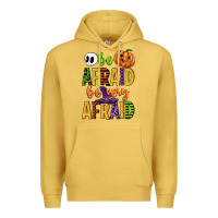 Antique Gold be afraid be very afraid Premium Hoodie - CowGirlArtShop