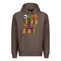 Coffee be afraid be very afraid Premium Hoodie - CowGirlArtShop
