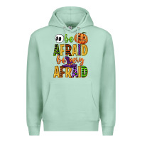 Seafoam be afraid be very afraid Premium Hoodie - CowGirlArtShop