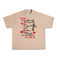 Burro for god so loved the world Urban Heavy Tee - MaliasSmallBusiness