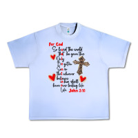 Grape Ice for god so loved the world Urban Heavy Tee - MaliasSmallBusiness