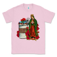 Bubblegum Pink our lady of guadalupe coffee Classic Tee - JahusDesignShop