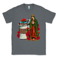 Charcoal Heather our lady of guadalupe coffee Classic Tee - JahusDesignShop