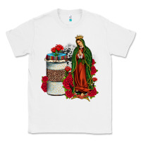 White our lady of guadalupe coffee Classic Tee - JahusDesignShop