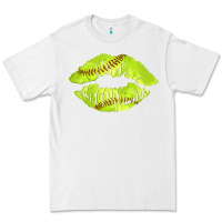 White softball lips Premium Tee - AdoDesignShop