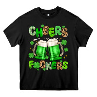 Black cheers fuckers Heavy Core Tee - Artiststas