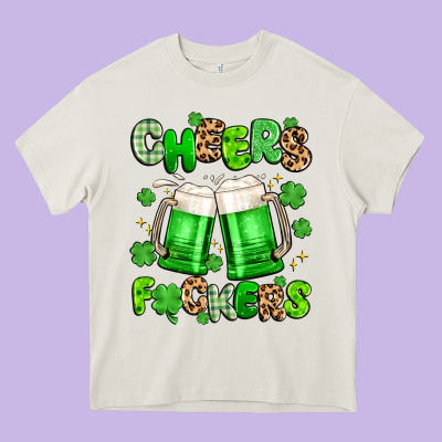 Cheers Fuckers Heavy Core Tee Designed By Artiststas