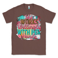 Chestnut she works willingly with her hands Classic Tee - NancyCooperArtShop
