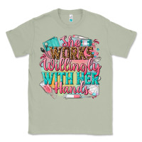 Matcha she works willingly with her hands Classic Tee - NancyCooperArtShop