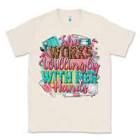 Natural she works willingly with her hands Classic Tee - NancyCooperArtShop