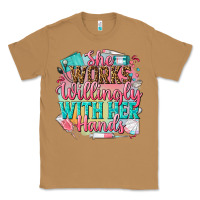 Toasted Coconut she works willingly with her hands Classic Tee - NancyCooperArtShop