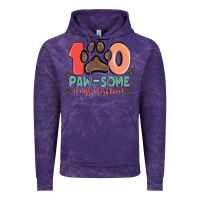 100 Pawsome Days Of School Vintage Hoodie | Teevron