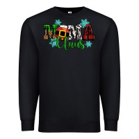 Black mama claus christmas Premium Sweatshirt - CowGirlArtShop