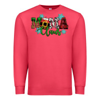Cardinal mama claus christmas Premium Sweatshirt - CowGirlArtShop