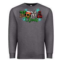 Charcoal Heather mama claus christmas Premium Sweatshirt - CowGirlArtShop
