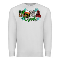 Dove Grey mama claus christmas Premium Sweatshirt - CowGirlArtShop