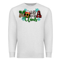 Oatmeal Heather mama claus christmas Premium Sweatshirt - CowGirlArtShop