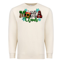 Sandshell mama claus christmas Premium Sweatshirt - CowGirlArtShop