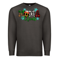 Smoke mama claus christmas Premium Sweatshirt - CowGirlArtShop