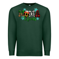 Sports Green mama claus christmas Premium Sweatshirt - CowGirlArtShop