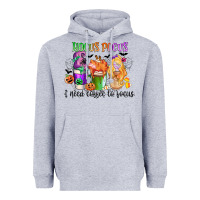 Heather Grey hocus pocus i need coffee to focus Heavyweight Hoodie - CowGirlArtShop