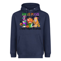 Navy hocus pocus i need coffee to focus Heavyweight Hoodie - CowGirlArtShop