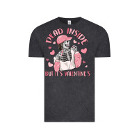Vintage Black dead inside but it's valentine's Vintage Tee - MaliasSmallBusiness