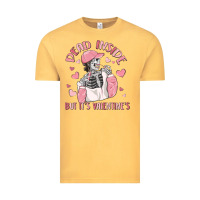 Vintage Mustard dead inside but it's valentine's Vintage Tee - MaliasSmallBusiness