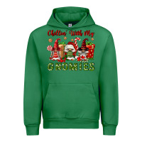 Emerald Chillin' With My Gnomies Urban Hoodie - FaDigitalArtStudio